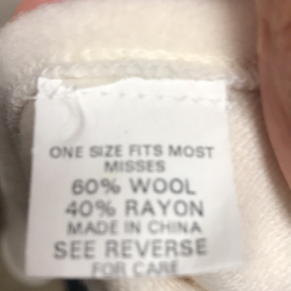 🎉HP🎊Patti Labelle Wool Cream Cape Jacket - Picture 7 of 8